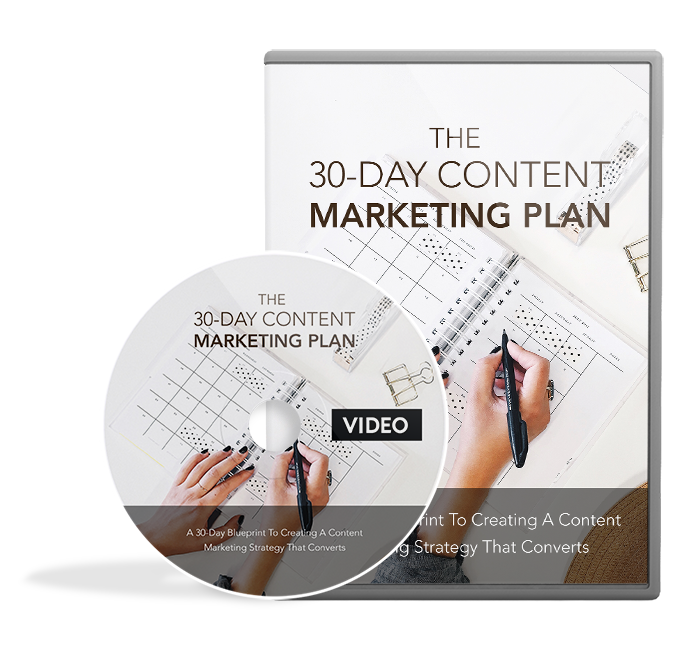 30 day Content Marketing Plan